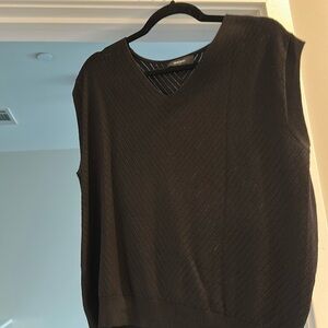 Black sweater tank